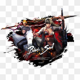 Blade And Soul Warrior New Class Update Splash Png - Blade And Soul Poster, Transparent Png - blade and soul logo png