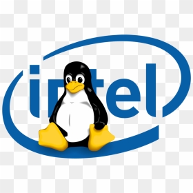 Download Intel Logo Latest Version - Adã©lie Penguin, HD Png Download - intel png