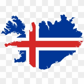 Iceland Flag Map Clip Arts - Iceland Flag Map Png, Transparent Png - map png images