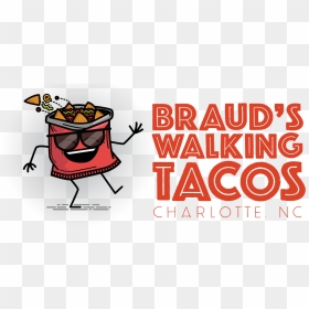Taco Clip Walking, Picture - Cartoon, HD Png Download - taco clipart png