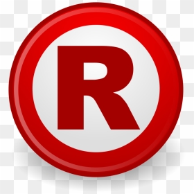 Notcommons Emblem Registered Trademark - Red Copyright R Symbol, HD Png Download - registered png