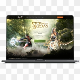 Led-backlit Lcd Display, HD Png Download - blade and soul logo png