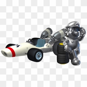 Mario Kart Racing Wiki - Mario Kart 8 Deluxe Metal Mario, HD Png Download - mario kart 8 png