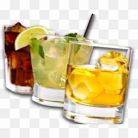 Cocktail Distilled Beverage Fizzy - Big Bite Meerut Menu, HD Png Download - bebidas png