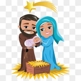 Teachers Workshop Teaching The - Mary And Joseph Cartoons, HD Png Download - virgin mary png