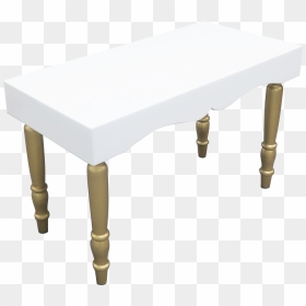 Avalon Curved Rectangular Gold Dining Table - Avalon Rectangular White Dining Table, HD Png Download - music instrument png