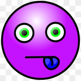 Tongue In Cheek Emoticon - Red Worried Face, HD Png Download - tongue out emoji png