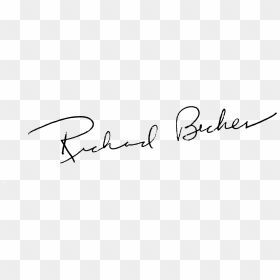 Rbecker Signature Nobg - Calligraphy, HD Png Download - donald trump signature png
