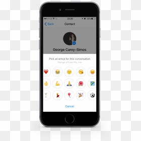Wersm Facebook Messenger Customise - Iphone, HD Png Download - facebook emoji png