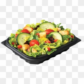 Transparent Veg Patties Png - Wendy's Garden Side Salad Png, Png Download - veg patties png