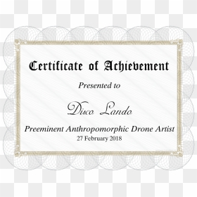 Certificate, HD Png Download - star citizen png