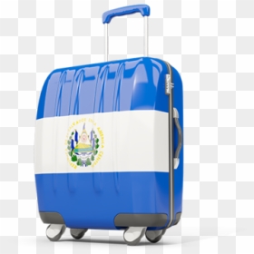 Suitcase With Flag - Maleta De La Republica Dominicana, HD Png Download - indian flag wheel png