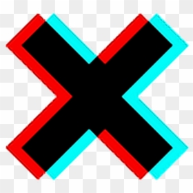 #glitch #cross #wrong #no #stop #redcross #black #moodboard - Sticker Picsart, HD Png Download - wrong cross png