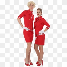 Air Hostess Fancy Dress Stag , Png Download - Girl, Transparent Png - air hostess png