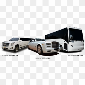 Images Of The Cadillac Escalade Esv Limousine, Rolls - Cadillac Limo Vs Rolls Royce, HD Png Download - limo png