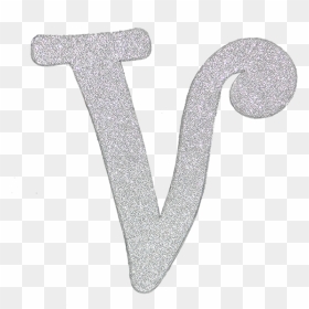 Png Silver Letter V - Letter V Silver, Transparent Png - letter v png