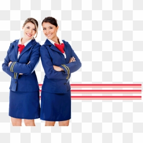 Seeking Affiliation To Aassc- Www - Simple Flight Attendant Uniform, HD Png Download - air hostess png