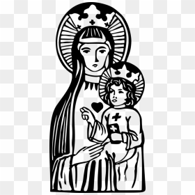 Transparent Blessed Virgin Mary Clipart - Bunda Maria Vector, HD Png Download - virgin mary png