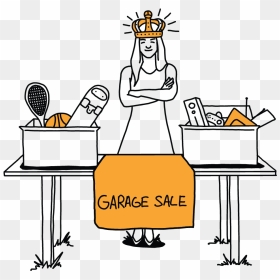 Make Your Garage Sale The Sale Of The Century - Cartoon, HD Png Download - garage sale png