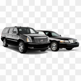 Black Lincoln Town Car, HD Png Download - limo png
