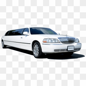 White Lincoln Town Car Stock Photo - Limousine, HD Png Download - limo png