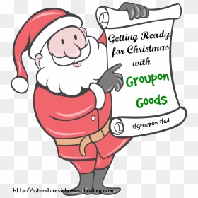 Getting Ready For Christmas With Groupon Goods - Father Christmas, HD Png Download - christmas father png
