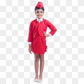 Air Hostess Free Png Image - Fancy Dress Ideas For Kids Our Helpers, Transparent Png - air hostess png