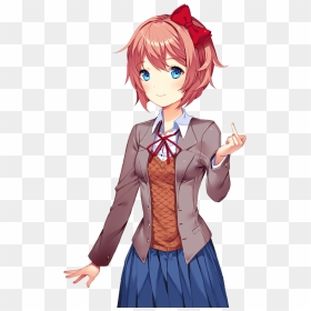 Doki Doki Literature Club Sayori Png, Transparent Png - sayori hanging png