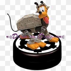Pluto As An At-at Medium Big Fig With Pin Le - Disney Medium Star Wars Figure, HD Png Download - at-at png