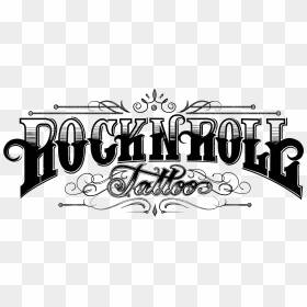 Logo - Rock N Roll Tattoo Logo, HD Png Download - rock and roll png