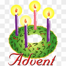 Religious Clipart Advent - Clip Art Advent, HD Png Download - advent wreath png