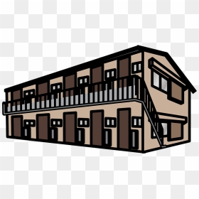 Apartment Revenue House Clipart - アパート イラスト フリー 素材, HD Png Download - apartment png