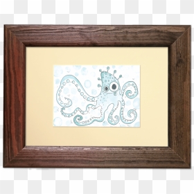 Sea Monster Frame - Picture Frame, HD Png Download - sea monster png
