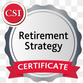 Certificate In Retirement Strategy, HD Png Download - retirement png