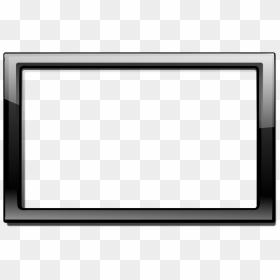 Black Frame Svg Clip Arts - Display Device, HD Png Download - black photo frames png