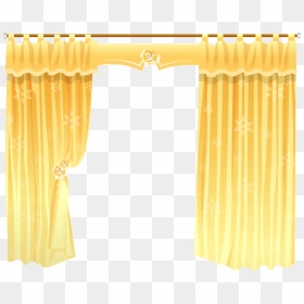 Curtain Clipart Transparent - Curtains Clipart Transparent Background, HD Png Download - curtain background png