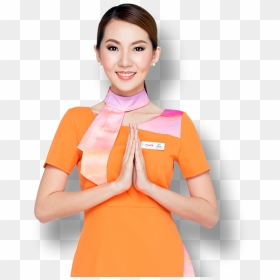 Thai Smile Air Hostess, Png Download - Girl, Transparent Png - air hostess png