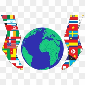 World,map,globe - Map, HD Png Download - globe map png
