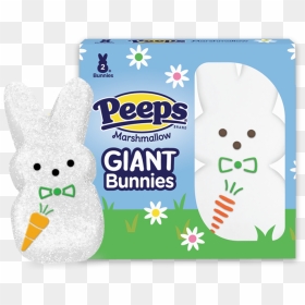 Peeps Marshmallow Bunnies Giant Bunnies, HD Png Download - peeps png