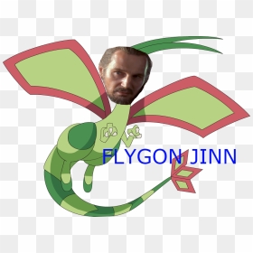 You"ve Heard Of Qui Gon Gym, But Have You Heard Of - Flygon Pokemon, HD Png Download - gon png
