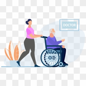 Person In Wheelchair Png, Transparent Png - person in wheelchair png