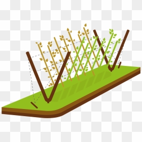 Simply Drive Two Stakes Into The Ground At An Angle - Illustration, HD Png Download - at-at png