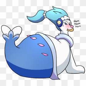 Fat Primarina , Png Download - Weight Gain Primarina Pokemon, Transparent Png - primarina png