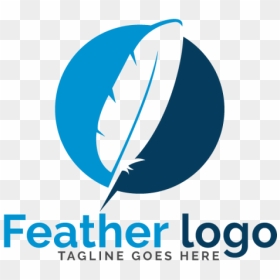 Graphic Design, HD Png Download - feather logo png