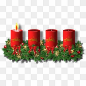 Christmas Decoration, HD Png Download - advent wreath png
