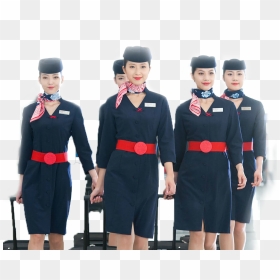Your Career In The Sky Begins Here, Png Download - Simple Flight Attendant Uniform, Transparent Png - air hostess png