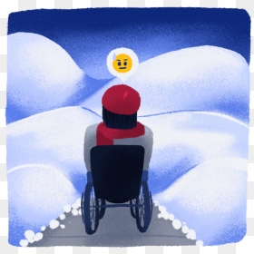 Painting, HD Png Download - person in wheelchair png
