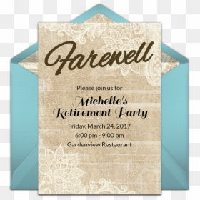 Paper, HD Png Download - farewell png