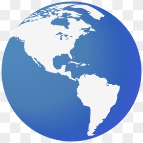 Blue Globe Logo For Kids - Latin American Social Sciences Institute, HD Png Download - globe map png
