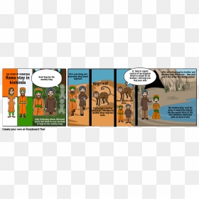 Ramayana Storyboard, HD Png Download - real monkey png